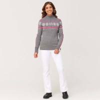 Women's Snowhut Zip Neck - M. Grey