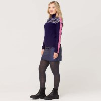 Women's Summit Zip Neck - Navy