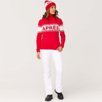 Women's Apres Turtleneck - Racing Red