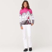 Women's Apres Anyone Raspberry Top - Raspberry