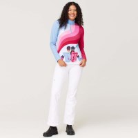 Women's Ski Disco Top - Pinks / Blues