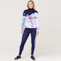 Women's Freeriders Flame Top - Navy