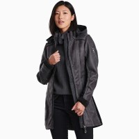 Women's Dani Sherpa Trench Jacket - Raven