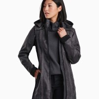 Women's Dani Sherpa Trench Jacket - Raven