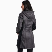 Women's Dani Sherpa Trench Jacket - Raven