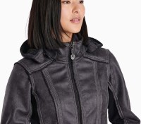 Women's Dani Sherpa Trench Jacket - Raven