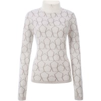 Women's Felicia 1/2 Zip Sweater - Winter White / Bronze