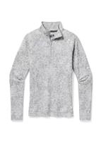 Women's Merino 250 Base Layer Pattern 1/4 Zip - Light Gray Traced Dahlia - Women's Merino 250 Base Layer Pattern 1/4 Zip                                                                                                         