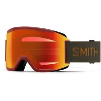 Squad Goggle - Ironwood frame w/ CP Everyday Red Mirror + Yellow Lenses (M006682AI99MP)