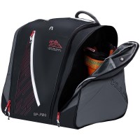 SP Pro Ski Boot Backpack - Grey / Black / Red