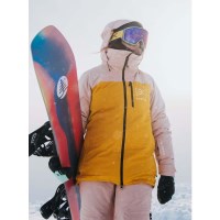 Women's [ak] Embark GORE-TEX Jacket - Shadow Pink / Golden Rod