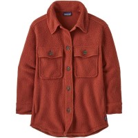 Women's Retro Pile Shacket - Burnished Red (BURR)