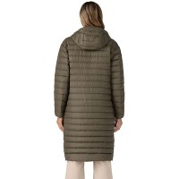 Women's Recycled Down Sweater Parka - Pine Needle Green (PNGR)