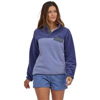 Patagonia Women's Lightweight Synchilla Snap-T Fleece Pullover - Snow Beam  / Pale Periwinkle