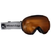 Double Lens Goggle - White Frame w/ Amber Lens (A59)