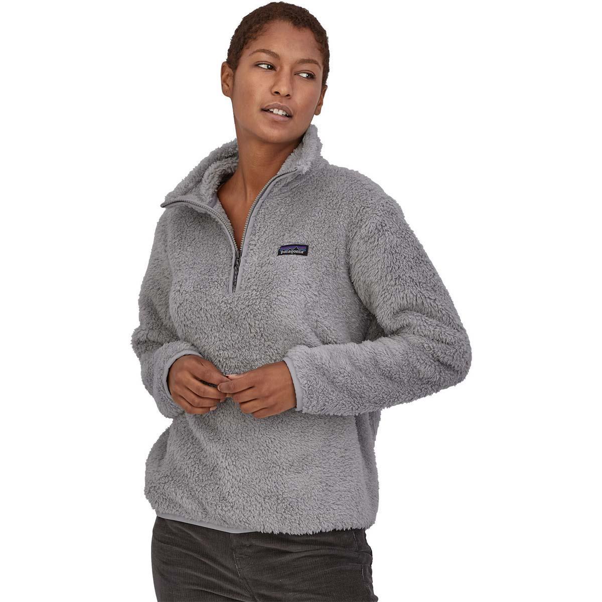 gray patagonia quarter zip